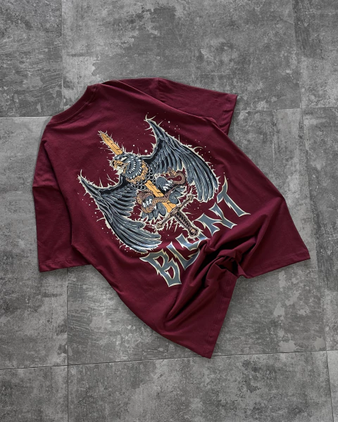 Camiseta Básica Blunt “Crucible” - Vinho
