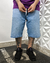 Bermuda Jeans Hocks “República” Large - Jeans Azul Claro - Garoto Urbano