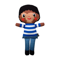 BONECO G | BEN | VITILIGO LISTRADO AZUL