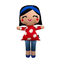 BONECA G | HANA | ORIENTAL FLORIDA VERMELHO