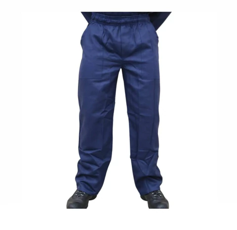 CALCA DE BRIM COM ELASTICO SEM FAIXA /AZUL MARINHO