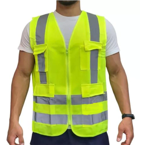 COLETE REFLETIVO HANDEX C/4 BOLSO VERDE