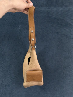 BOLSA CARGO COURO NATURAL CORELLO P-M - desgrifando.com.br