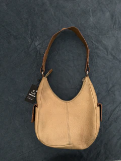 BOLSA CARGO COURO NATURAL CORELLO P-M