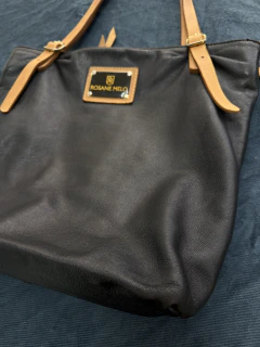 BOLSA COURO NATURAL ROSANE MELO M - comprar online