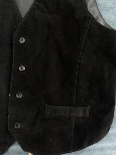 COLETE ALFAIATARIA COLOMBO VINTAGE CGC EM PELE NATURAL P na internet