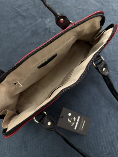 Imagem do BOLSA BAGUETE EM COURO NATURAL ITALIANA P-M