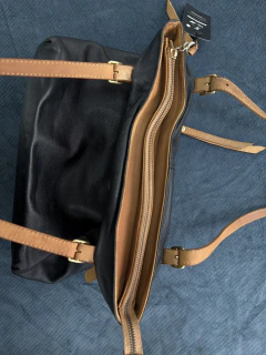 BOLSA COURO NATURAL ROSANE MELO M - desgrifando.com.br
