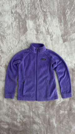 FLEECE JACKET COLUMBIA WOMENS GRAPE GUN FULL ZÍPER JUVENIL (14-15) P - M
