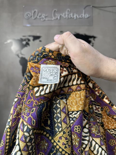 CAMISA DE BOTÃO GOSTO DE MAR VINTAGE (G-GG) CODE 22