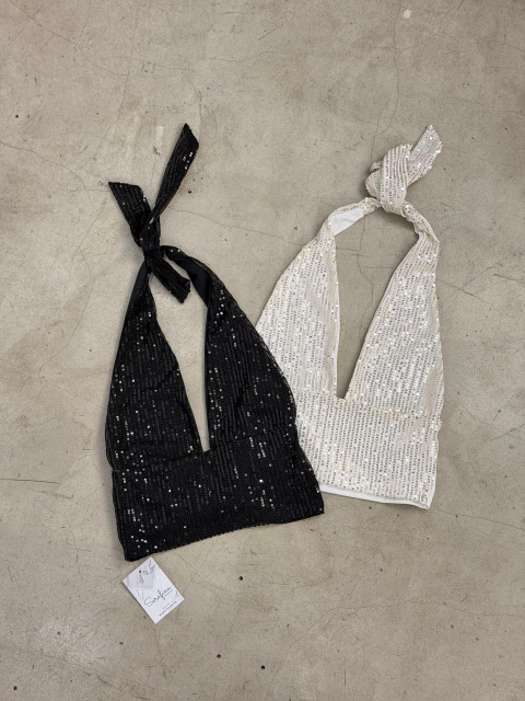 Top tela con lentejuelas - comprar online