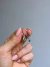 Argola Coração Verde Turmalina
