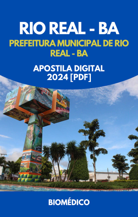 Apostila Biomédico Prefeitura Municipal de Rio Real - BA 2024 ( PDF )