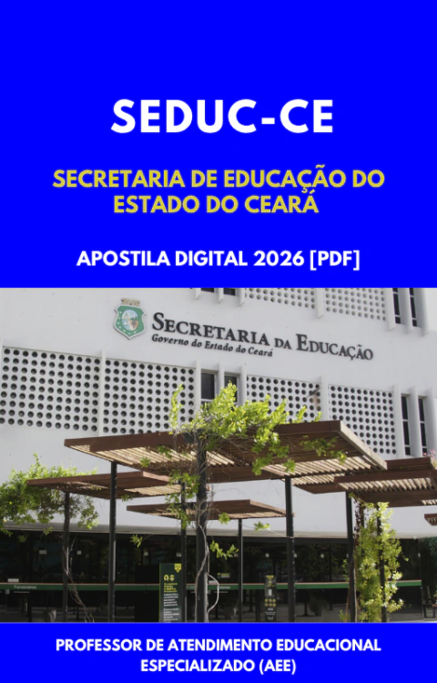 Apostila Professor de Atendimento Educacional Especializado (AEE) SEDUC-CE 2026 (PDF)