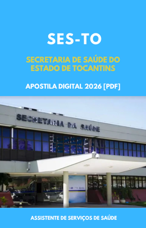 Apostila Assistente de Serviços de Saúde Secretaria de Saúde do Estado de Tocantins 2026 (PDF)