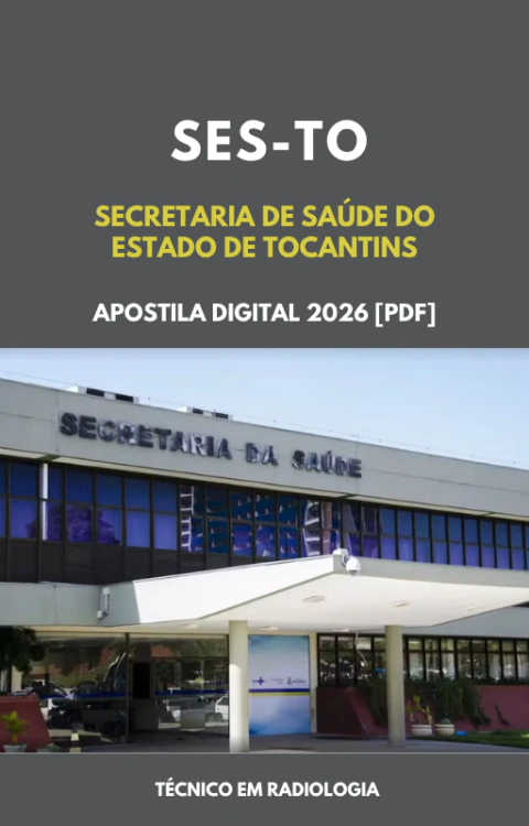 Apostila Técnico em Radiologia Secretaria de Saúde do Estado de Tocantins 2026 (PDF)