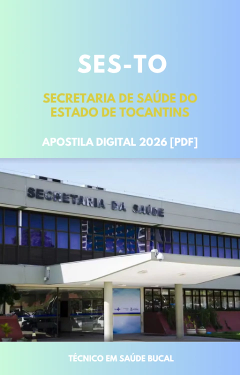 Apostila Técnico em Saúde Bucal Secretaria de Saúde do Estado de Tocantins 2026 (PDF)