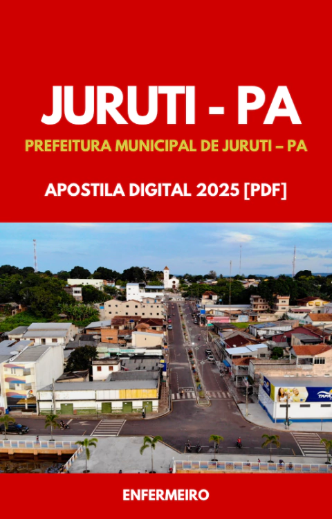 Apostila Enfermeiro Prefeitura Municipal de Juruti - PA 2025 (PDF) - comprar online