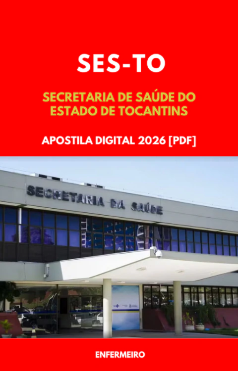 Apostila Enfermeiro Secretaria de Saúde do Estado de Tocantins 2026 (PDF)