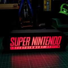 Cartel LED SUPERNINTENDO
