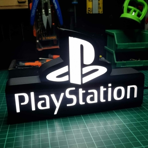 Cartel LED PLAYSTATION