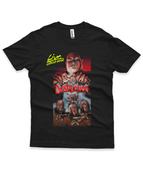 Camiseta Destruction Live Without Sense