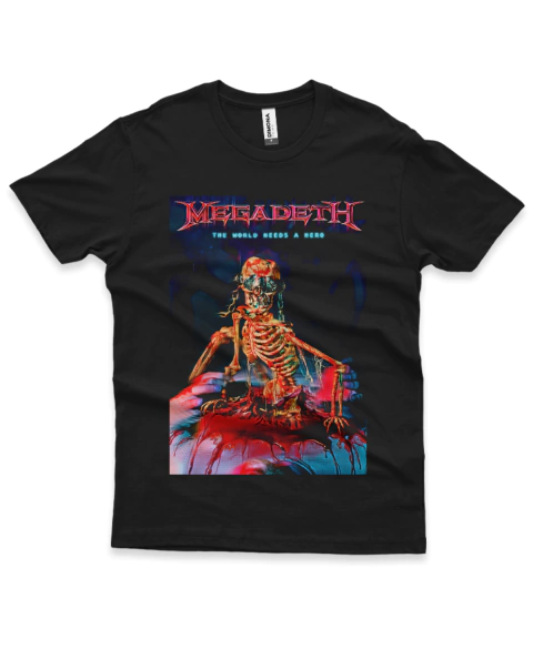 Camiseta Megadeth The World Needs A Hero