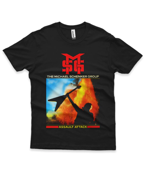 Camiseta The Michael Schenker Group Assault Attack