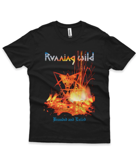 Camiseta Running Wild Branded And Exiled