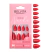Kit Uñas Postizas Press On y Stickers BELVITA Ruby Reflex - comprar online