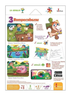 3 ROMPECABEZAS. LA GRANJA. BONTUS - comprar online