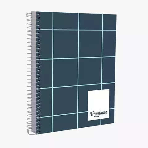 CUADERNO CON ESPIRAL A5 TAPA DURA. 16X21. TRIUNFANTE