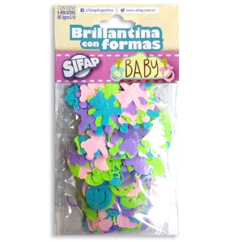 BRILLANTINA CON FORMAS. BABY. SIFAP - comprar online