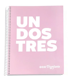 Imagen de CUADERNO CON ESPIRAL A4 TAPA DURA 100H. TRIUNFANTE