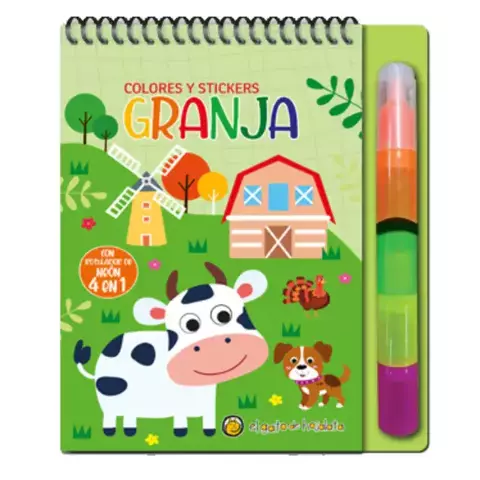 COLOR Y STICKERS. GRANJA