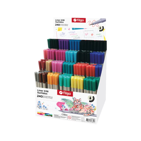 MICROFIBRA AL AGUA O.4MM, LINER 038. FILGO - comprar online