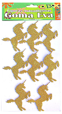 GOMA EVA FIGURAS AUTOADHESIVAS. CBX - comprar online