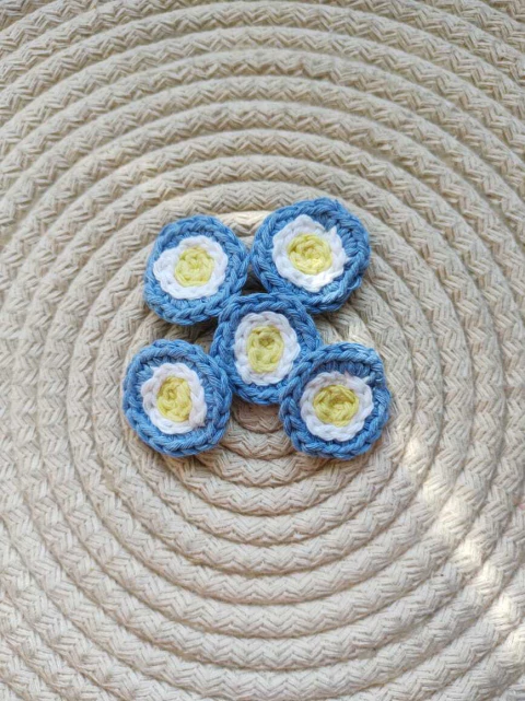 ESCARAPELA TEJIDA -CÍRCULO-