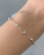 Pulseira Poá em Prata