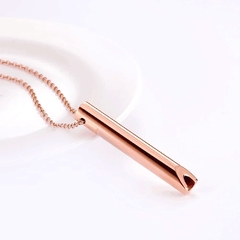 Collar de respiración rose gold