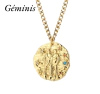 Medalla zodiacal Géminis