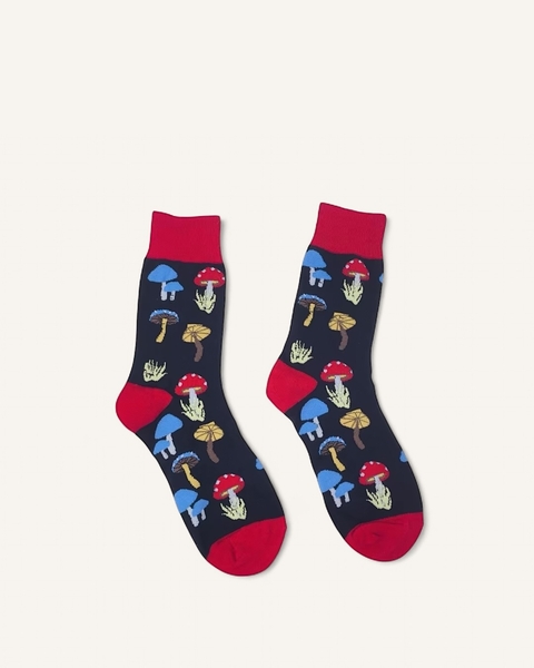 Medias estampadas Fungi II - comprar online