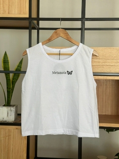 Musculosa estampada "Metanoia" - comprar online
