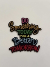 Parche bordado termoadhesivo "Do Something"