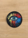 Parche bordado termoadhesivo "Ojo colores" - comprar online