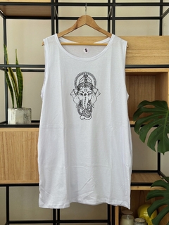 Vestido c/bolsillos estampado "Ganesha"
