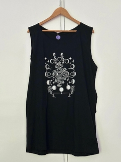 Vestido c/bolsillos estampado "Kundalini"