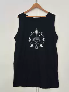 Vestido c/bolsillos estampado "Loto"