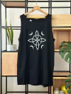 Vestido c/bolsillos estampado "Nudo"