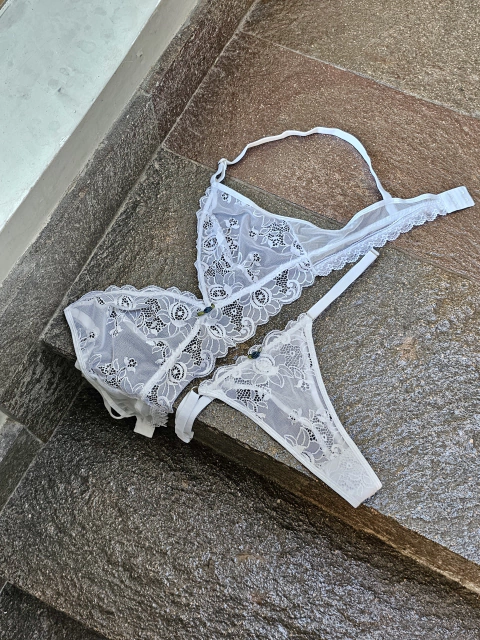 CONJUNTO ÁFRICA BRALETTE BLANCO